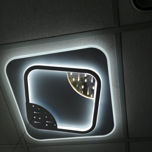 LED Ceiling light, very Modern lights (3 function light, cool white, natural white, warm white),50cm,120w