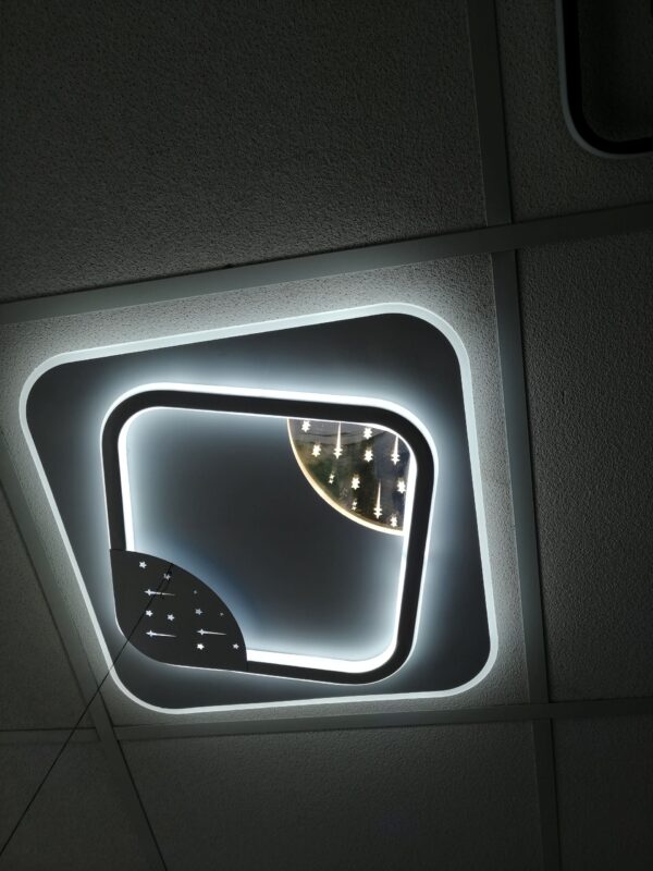 LED Ceiling light, very Modern lights (3 function light, cool white, natural white, warm white),50cm,120w