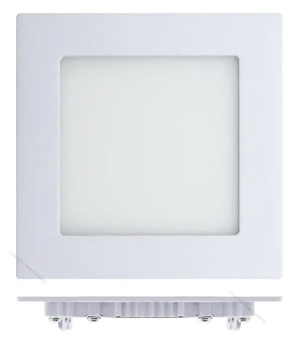 LED Recessed Panel Light Square Ceiling Down Light 6W/18W/24W, 6500k