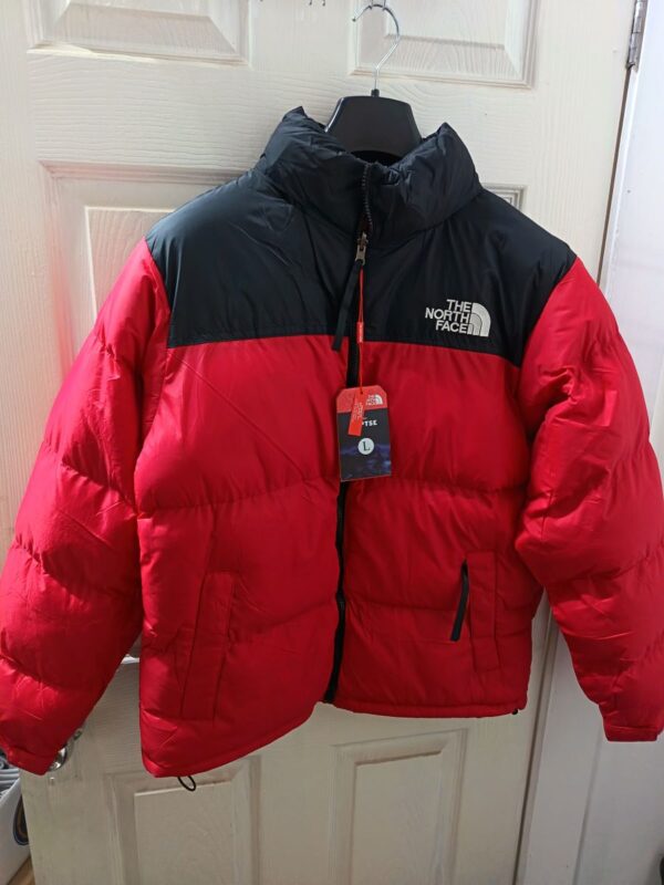 IMG_20260122_112426 North Face Puffer men jacket 700,Red Size M,L,XL with Hood