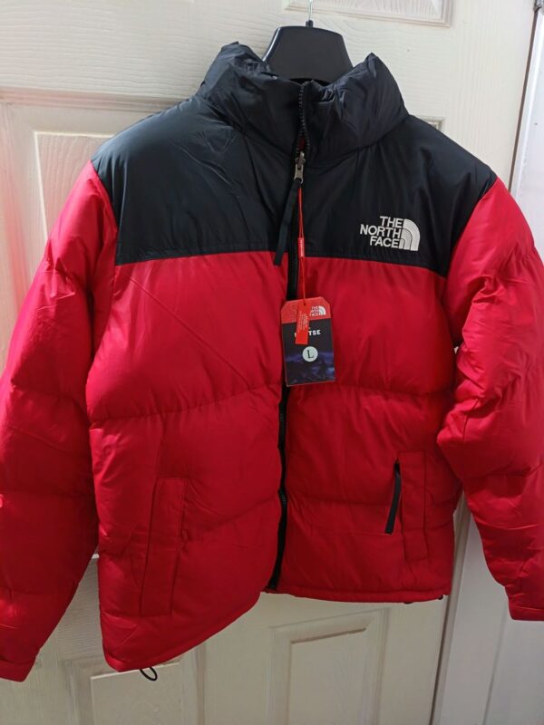 IMG_20260122_112507 North Face Puffer men jacket 700,Red Size M,L,XL with Hood