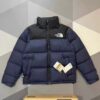 North Face Puffer men jacket 700, Blue, Size L,XL with Hood