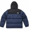 North Face Puffer men jacket 700, Blue, Size L,XL with Hood