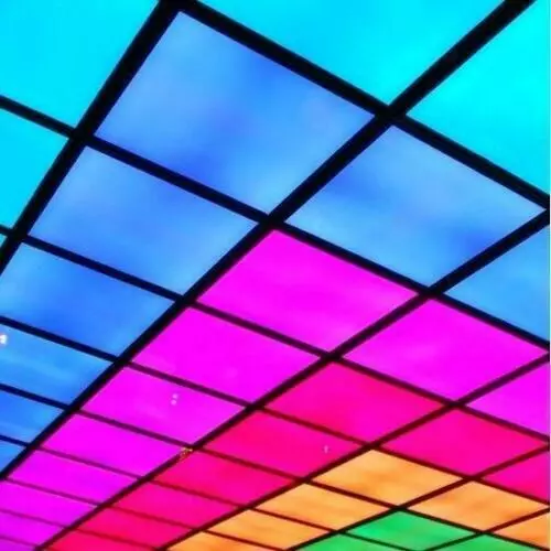 rgb3 RGB Colour Changing LED Ceiling Panel Light 48W, 600 x 600 (Set of 5 lights)
