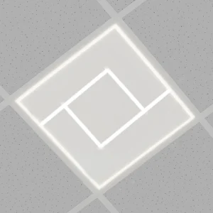 2x2ft Led recessed Diamond  panel lights,80w,set of 10 panels,6500k
