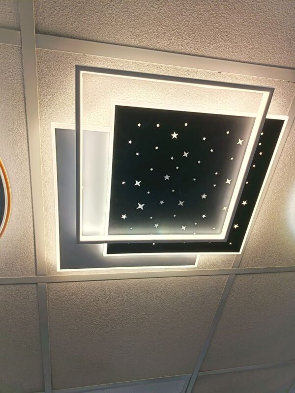 LED Ceiling light, very Modern lights,3 function light changing different colour,120w,50cm