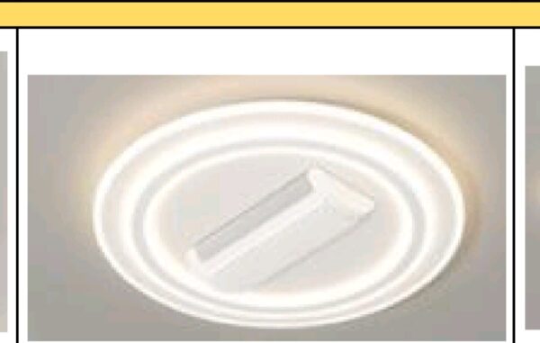 Modern bladeless Ceiling Fans with CCT Lights with Remote Control 6 speeds 3000K-6500K dimmable LED Enclosed Fan Ceiling Light