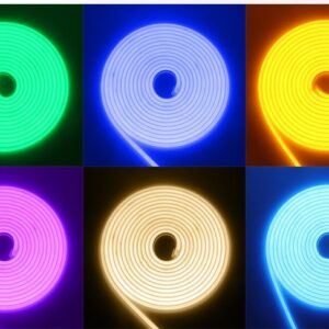 24V High Density COB LED Strip Lights Flexible Tape Rope Cabinet Kitchen Light 10m, all colour